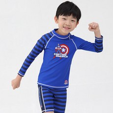 KOOGI ADVENTURE ADVENTURE 孩童復仇者聯盟系列印花泳裝套裝 AV-6001 3件組