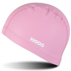 HOOG 長髮用矽膠泳帽 SUC238, 淺粉色, 1入