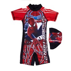 쿠기어드벤쳐 남아용 마블 스파이더맨 래쉬가드 3종 세트 SP-4923