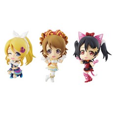 BANPRESTO Love Live Chibiq Dancing Star on Me 人偶 3 件套, 1套