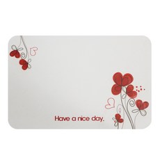 SOONSOO 矽藻土設計印刷離型墊 L, 美好的一天款, 1入