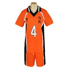 男女通用排球少年!!角色扮演烏野比賽服 HQ06-4