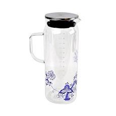 MAZUOKA 大型玻璃水瓶, 混合顏色, 1400ml, 1個