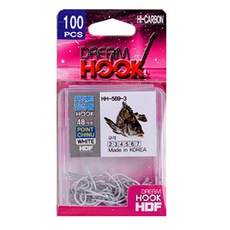 해동조구사 드림 훅 포인트 감성돔 덕용 낚싯바늘 화이트 HH 580, 1개