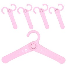 AVADE 可折疊設計的兒童衣架, 粉色, 5入