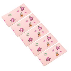 앤티스 접착 방수 스티커 과일 핑크, 5개입