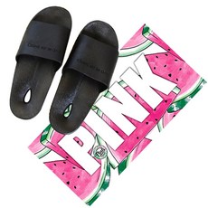 The JAKA 套裝 沙灘巾 & 浴室拖鞋 36-37, 1套