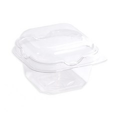 봄91 투명 사각 일회용 케이스 SH-G1 미니 6.5 x 6.5 x 4.8cm, 50개입, 1개