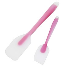 Bestom 雙色矽膠一體成型刮刀 大 + 小, 混合顏色, 1套