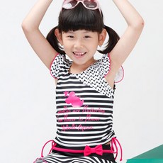 쿠기어드벤쳐 여아용 디즈니 미니마우스 원피스 수영복 4종세트 MI-1308