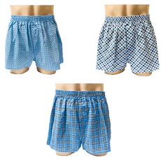 오마샤리프 남성용 트렁크 팬티 3종 세트 ABJ-008