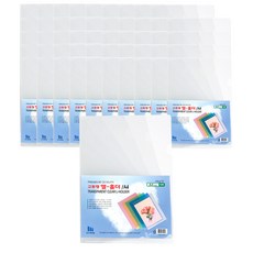 민스 A4 L홀더파일 0.2T, 고투명, 50개입