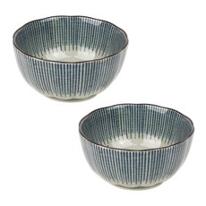 綠色直條紋酒杯, 2件