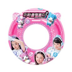 兒童充氣扶手游泳圈 75cm, 混色, 1個