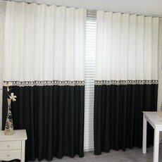 Nasan 拼色窗簾 RL2-27, 炭灰色
