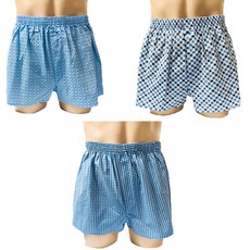 오마샤리프 남성용 트렁크 팬티 3종 세트 ABC-001