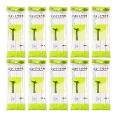 블룸엣홈 일회용 자작나무 젓가락, 10개입, 10개