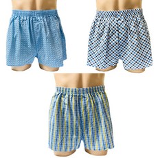 오마샤리프 남성용 트렁크 팬티 3종 세트 ABE-003