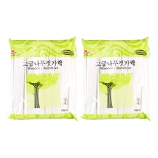 Bloom at home 一次性樺木筷, 100入, 2個