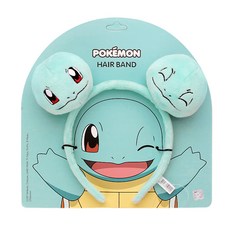 PoKeMoN 寶可夢 絨毛髮帶 傑尼龜, 薄荷綠, 1個