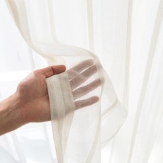 아포아룸 애니스트라이프 린넨룩 속커튼