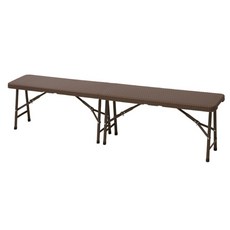 타카쇼 이지 캐리 다이닝 벤치 라탄풍, 브라운