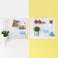 takongpan 室內裝飾圓形洞洞板 2入 500 x 600 mm, 1套, 1組