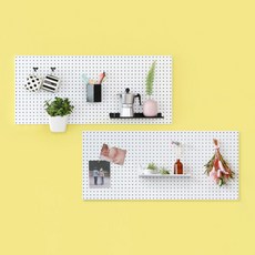 Perforated board 內部圓形穿孔板白色 400 x 900 mm x 2p, 1組