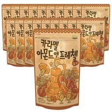탐스팜 카라멜아몬드 앤 프레첼, 210g, 20개