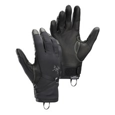 ARC'TERYX 始祖鳥 阿爾法 SL 手套 16177, 黑色的
