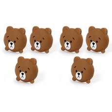 SAMDO 可愛門鎖保護墊 3入, 2組, 泰迪熊款