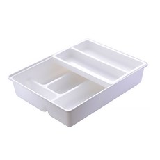 DM I Love Home 餐具雙層整理盒, 單一顏色, 1個