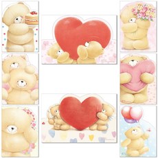 Hallmark 泰迪熊文具套組 8 件, 混色, 1套