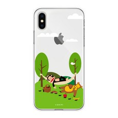 폴프랭크 카툰 클리어 휴대폰케이스