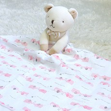 Unkown Ozmam 夏季毯 110*110cm, 大象款(粉色)