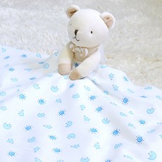 Unkown Ozmam 夏季毯 110*110cm, 日月星款(藍色)