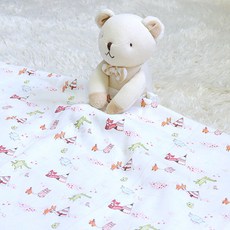 Unkown Ozmam 夏季毯 110*110cm, 鱷魚狐狸款