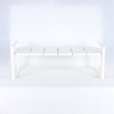 LIVING HAPPY 水槽置物架 1200 寬度可調, 白色