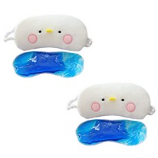 BUYSELL 睡眠眼罩 小雞+冰袋 2入, 1套