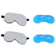 BUYSELL 睡眠眼罩 天空藍+冰袋 2入, 1套