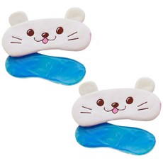 BUYSELL 睡眠眼罩 微笑海豹B款+冰袋 2入, 1套