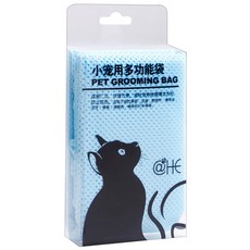 DM 알럽펫 스크래치 방지 고양이 목욕 가운, 블루, 1개