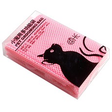 DM 알럽펫 스크래치 방지 고양이 목욕 가운, 핑크, 1개