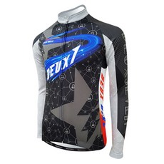 DEUCE SEVEN 男女通用自行車競賽版型長袖車衣 義大利進口材質
