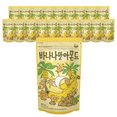탐스팜 바나나맛 아몬드, 210g, 20개입