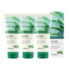 푸드어홀릭 폼클렌징 알로에, 180ml, 3개