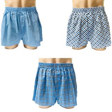 오마샤리프 남성용 트렁크 팬티 ABJ-008 3종 세트