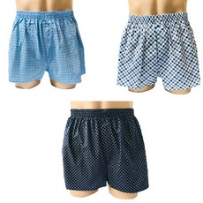 오마샤리프 남성용 트렁크 팬티 ABK-009 3종 세트