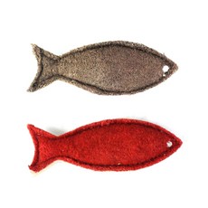 Bycell寵物潔牙玩具 魚, 隨機發貨, 2件
