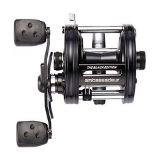 Abu Garcia 6500CS Pro火箭黑版水滴捲右手柄, 單品, 黑色+銀色